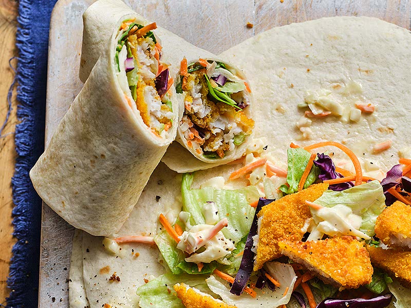 Fish finger wraps Recipe Whisk