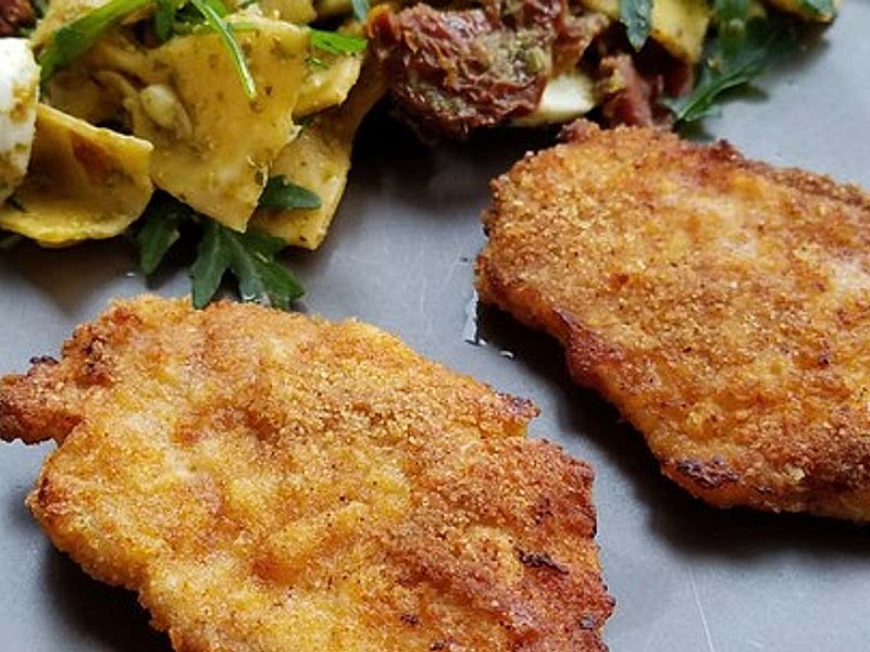 Panierte Schnitzel aus dem Backofen Recipe - Whisk