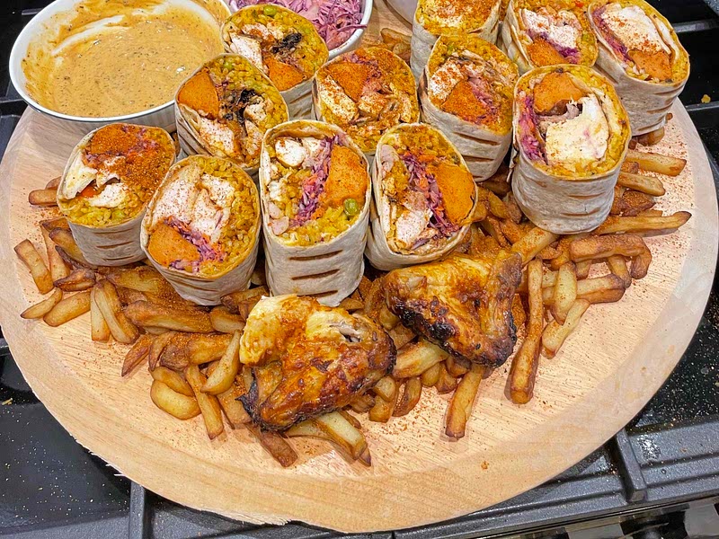 Budget Nandos Burrito Platter Recipe Whisk