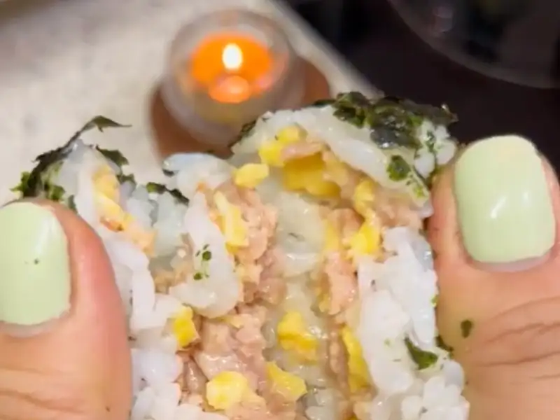 Delicious Spam Egg Onigiri Recipe Whisk