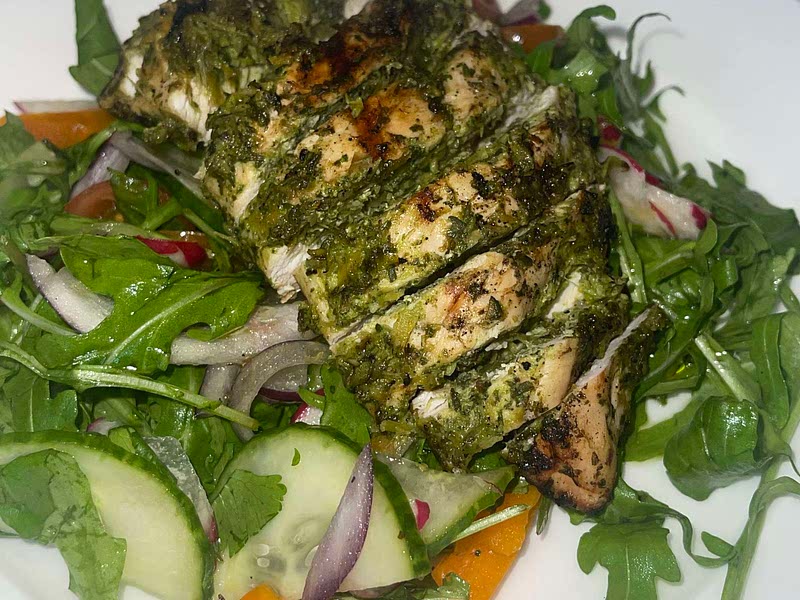 Jamaican Green Seasoning Gridded Chicken Recipe Whisk