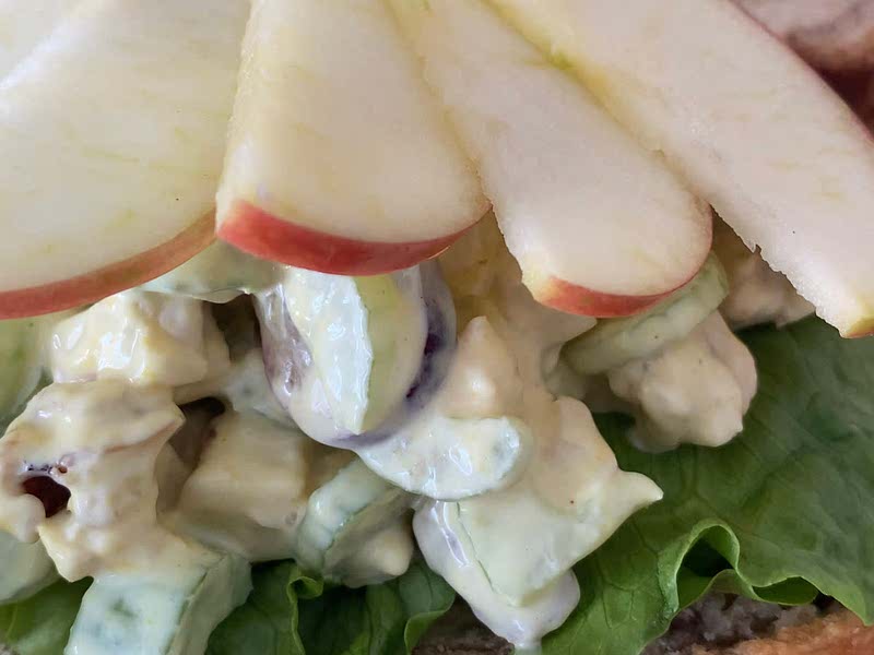 WIC Approved Greek Yogurt Waldorf Chicken Salad Recipe Whisk