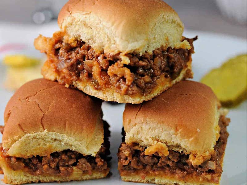 Sloppy Joe Sliders Recipe Whisk