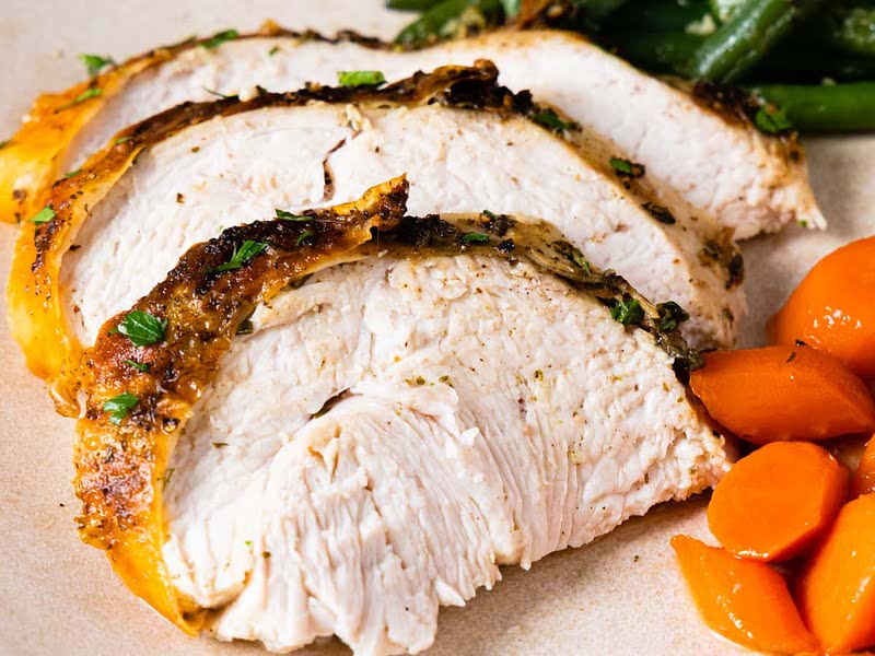 Herb Roasted Split Turkey Breast Recipe Whisk