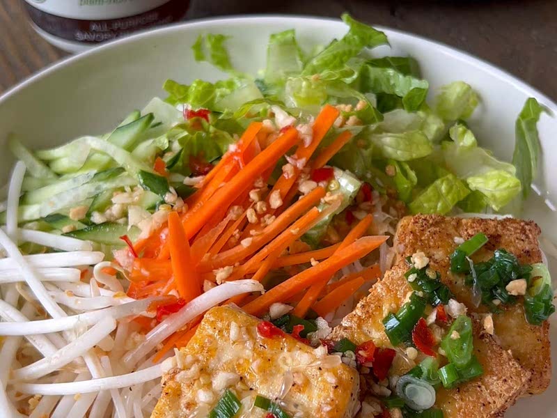 Vegan Tofu Vermicelli Bowls Recipe Whisk