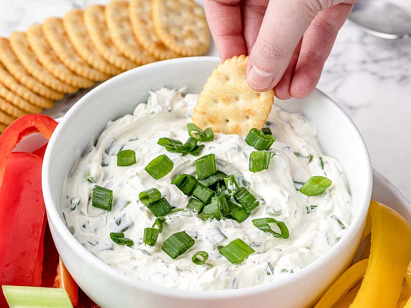 Green Onion Dip Recipe Whisk
