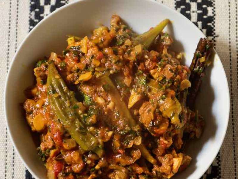 Bamia Middle Eastern Okra And Meat Stew Recipe Whisk 