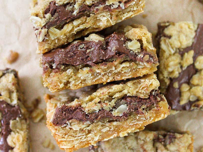 Nutella Crumble Bars Recipe Whisk