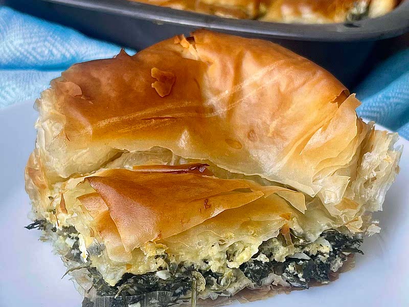 Greek Spinach Pie Spanakopita Recipe Whisk