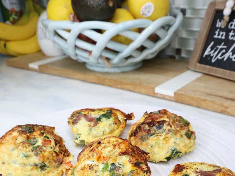 Mini Cottage Cheese Egg Bites Recipe Whisk