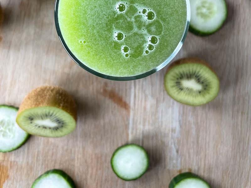 Apple Cucumber Kiwi Juice recipe Recipe Whisk