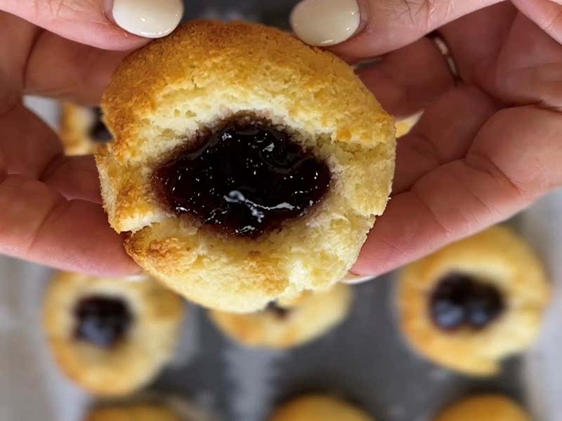 3 ingredient coconut jam drops Recipe Whisk