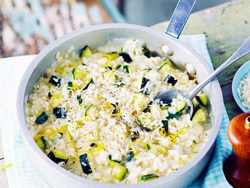 Courgette & lemon risotto Recipe Whisk