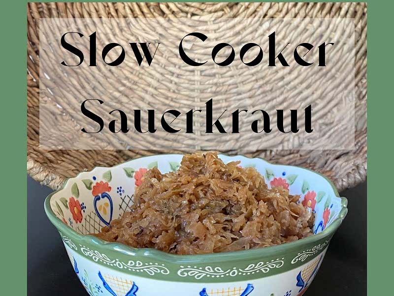 Slow Cooker Sauerkraut Recipe Whisk