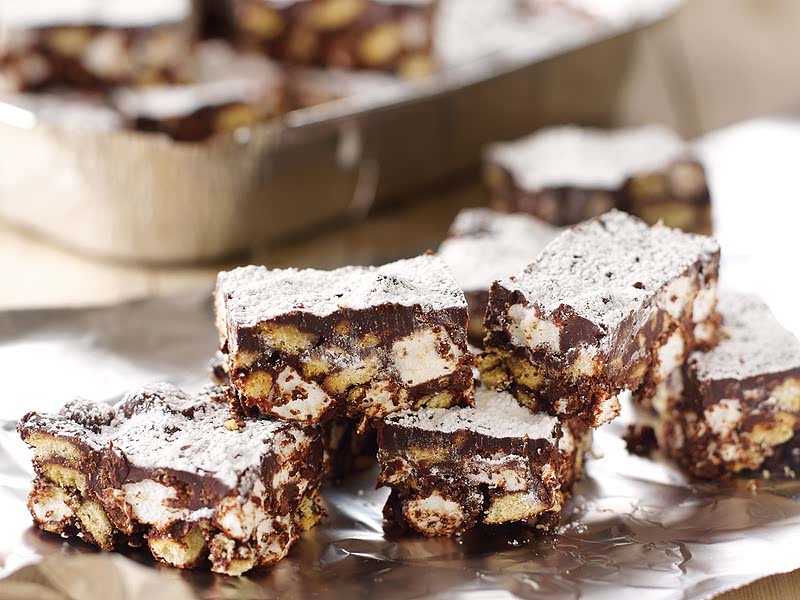 Rocky Road Crunch Bars Recipe Whisk