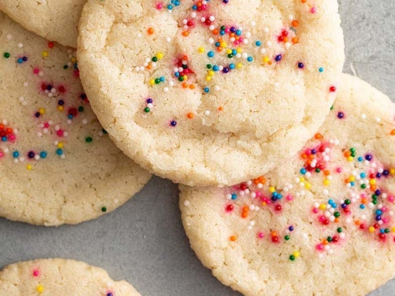 {3 Ingredient} Easy Sugar Cookies Recipe Whisk