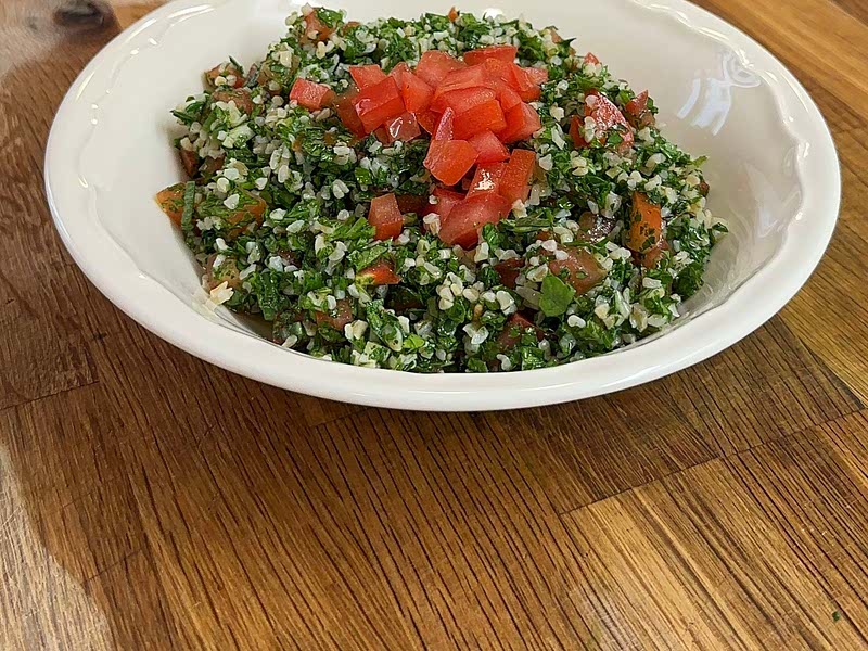 Tabbouleh Lebanese Parsley Salad Recipe Whisk