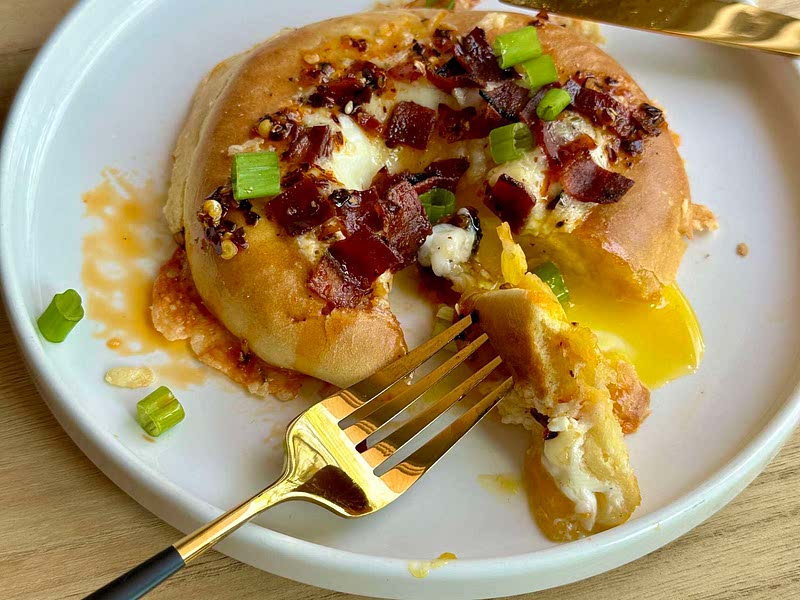 Viral TikTok bagel Recipe Whisk