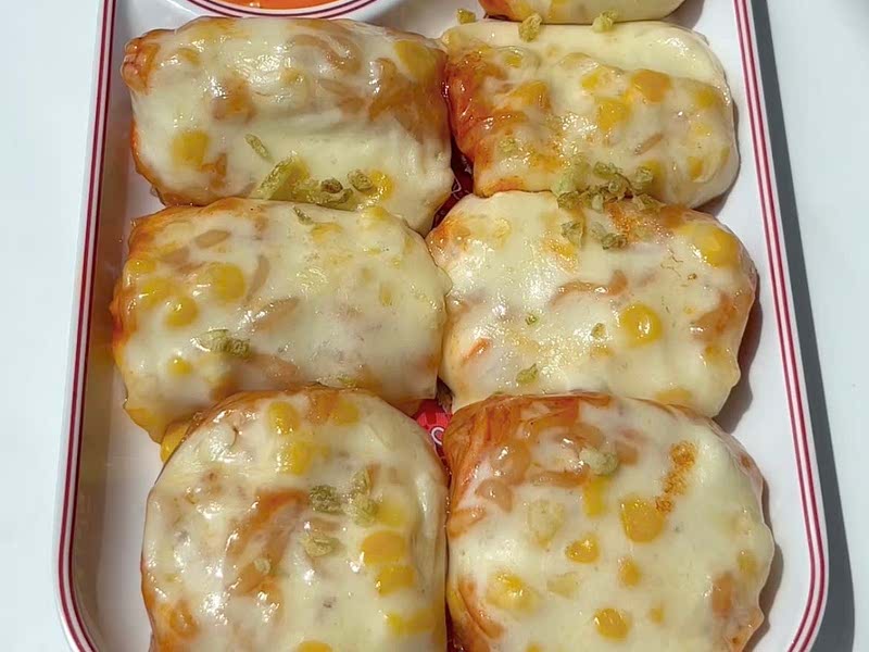 Corn cheese buldak ssam 🌽🤍 Recipe Whisk