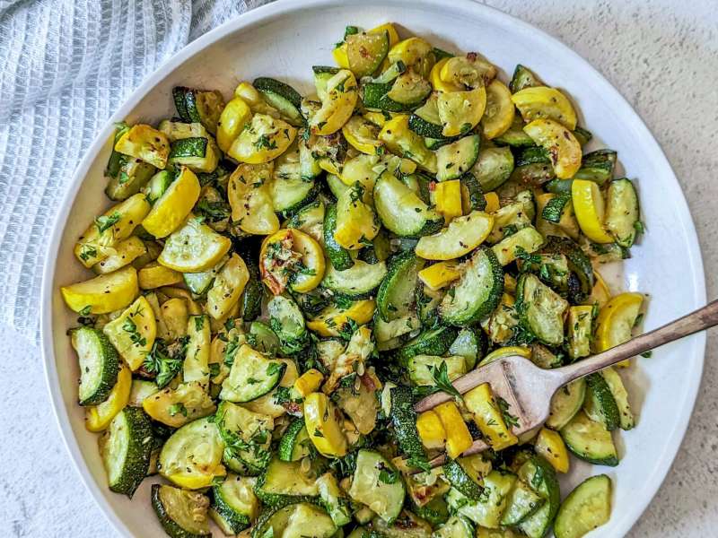 Air Fryer Zucchini and Squash Recipe - Whisk