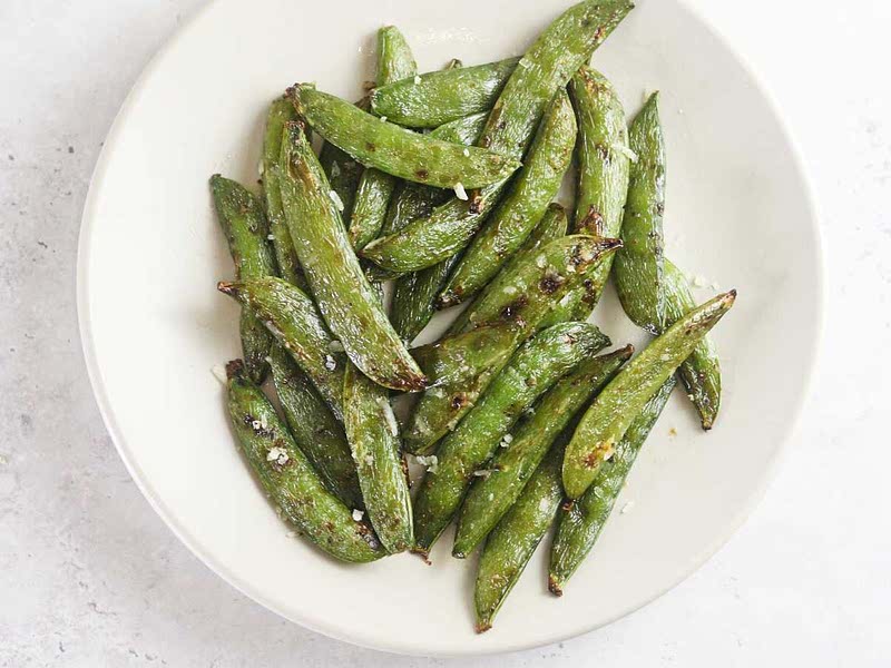 Air Fried Snap Peas Recipe Whisk