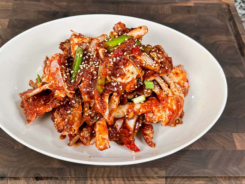 How to make Korean spicy marinated raw crab Recipe Whisk