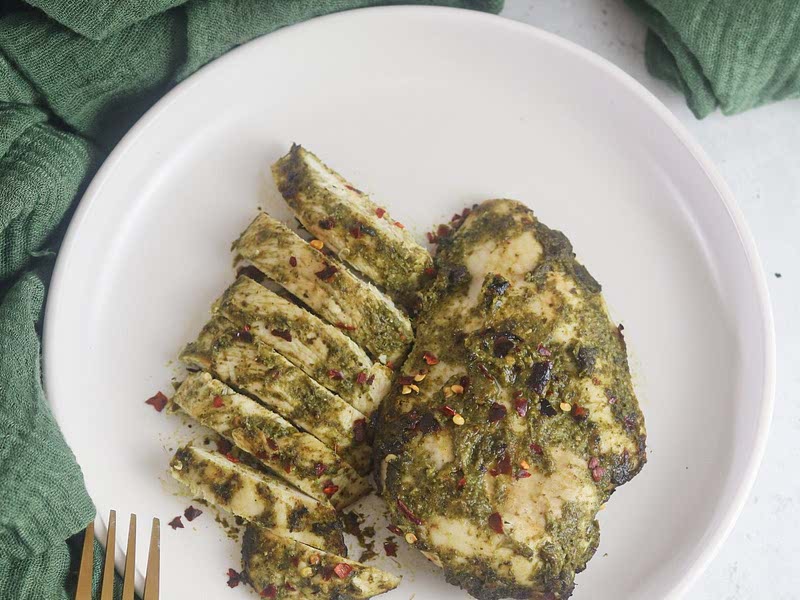 Air Fryer Pesto Chicken Breast Recipe Whisk