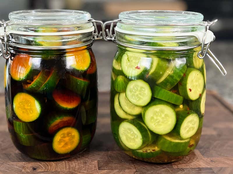 SUPER Easy Cucumber Pickle Recipe! Whisk