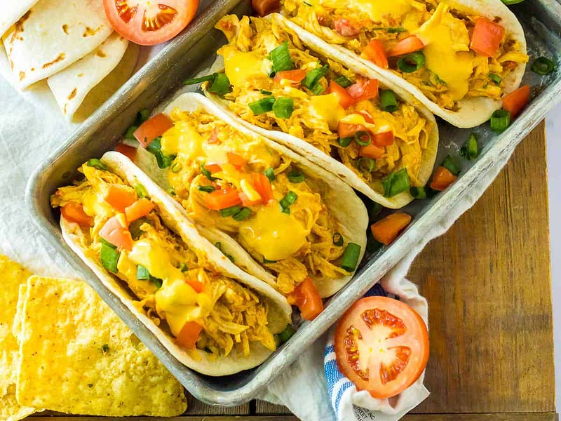 Slow Cooker Queso Chicken Recipe Whisk