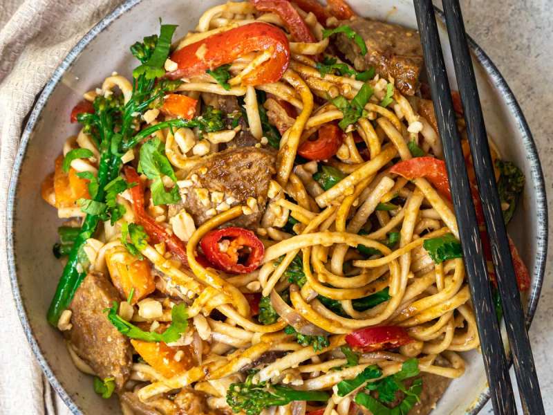 Vegan Satay Noodles Recipe Whisk