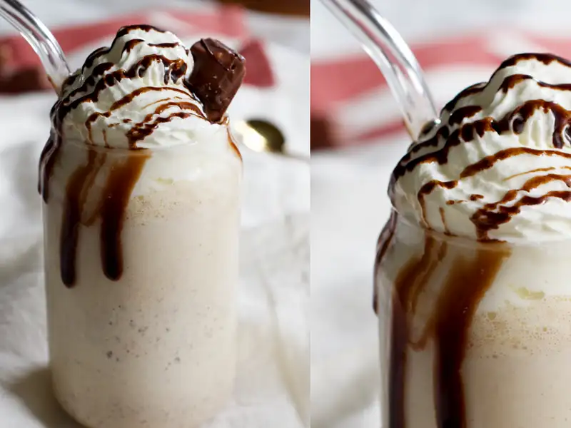 3 ingredient instant Kinder Bueno Milkshake Recipe Whisk