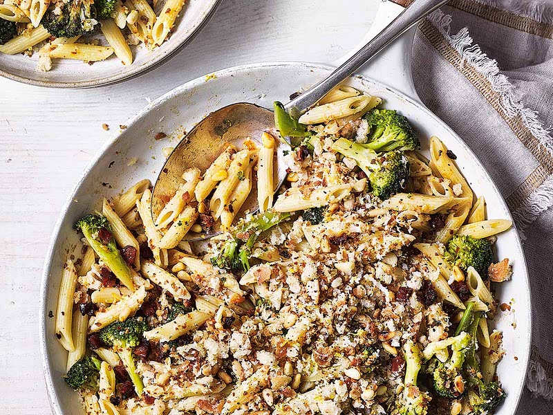Charred broccoli and chorizo pasta Recipe Whisk