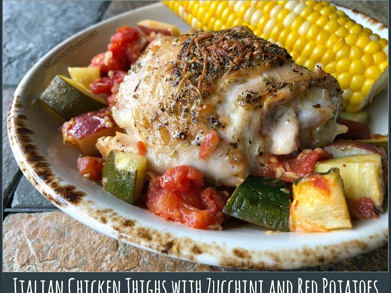 Italian Chicken Thighs with Zucchini and Red Potatoes Recipe Samsung Food