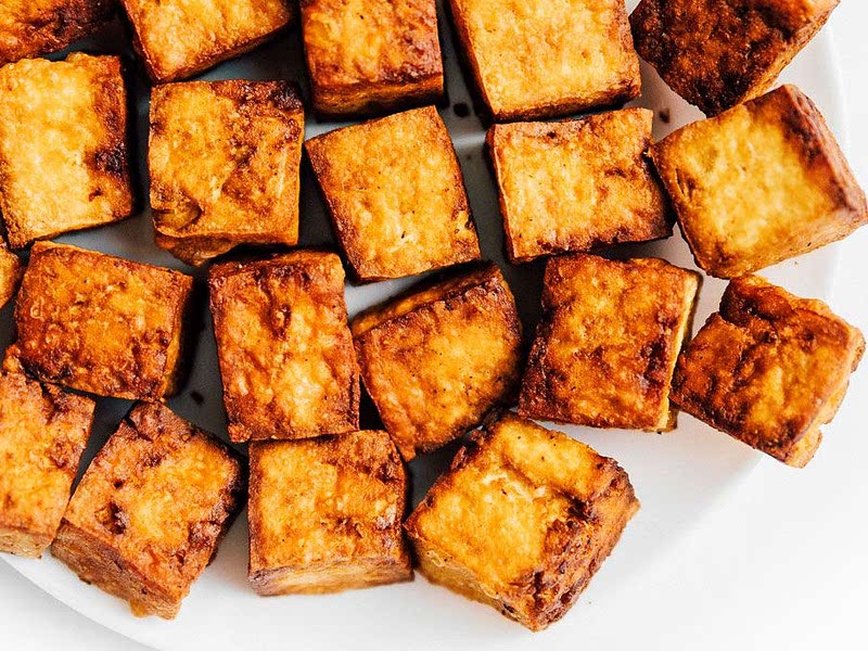 Crispy Air Fried Tofu Recipe Samsung Food