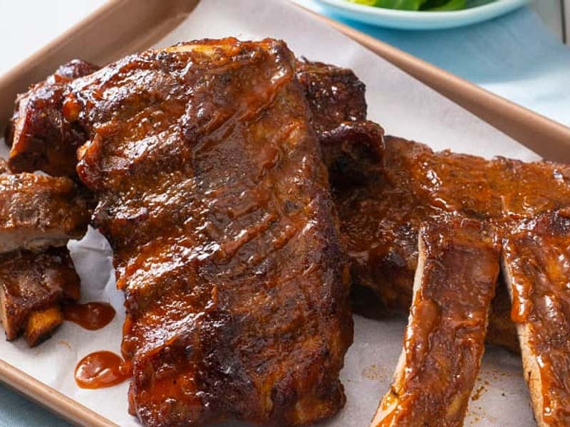 Bourbon pork ribs Recipe Samsung Food