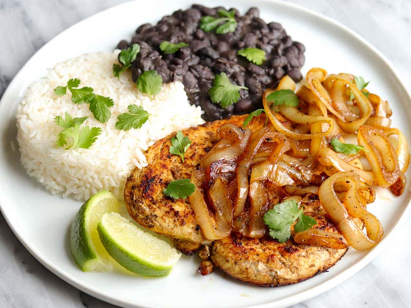 Pollo Ripiado Cuban-Style Pollo a la Plancha (Marinated and Griddled Chicken) Recipe ...