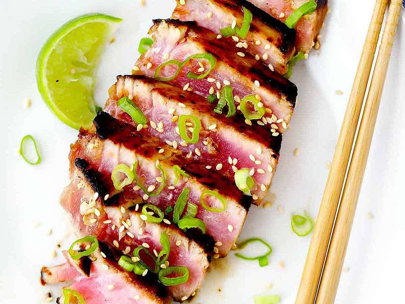 SixMinute Seared Ahi Tuna Steaks Recipe Samsung Food