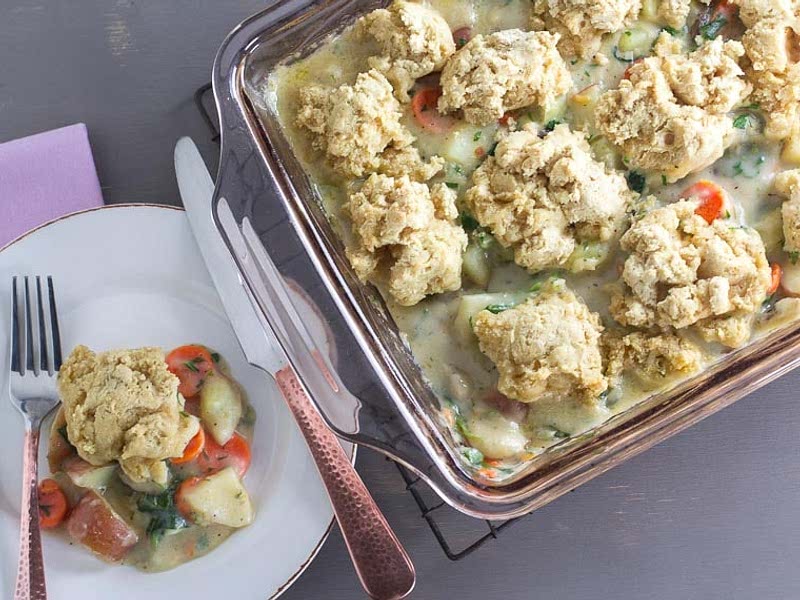 Vegan, GlutenFree, Low FODMAP Pot Pie Recipe Samsung Food