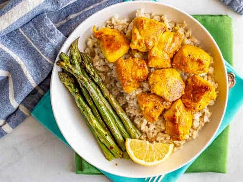 Easy turmeric chicken Recipe Samsung Food