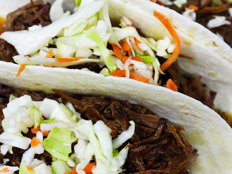 Slow Cooker Korean Beef Tacos Recipe Samsung Food