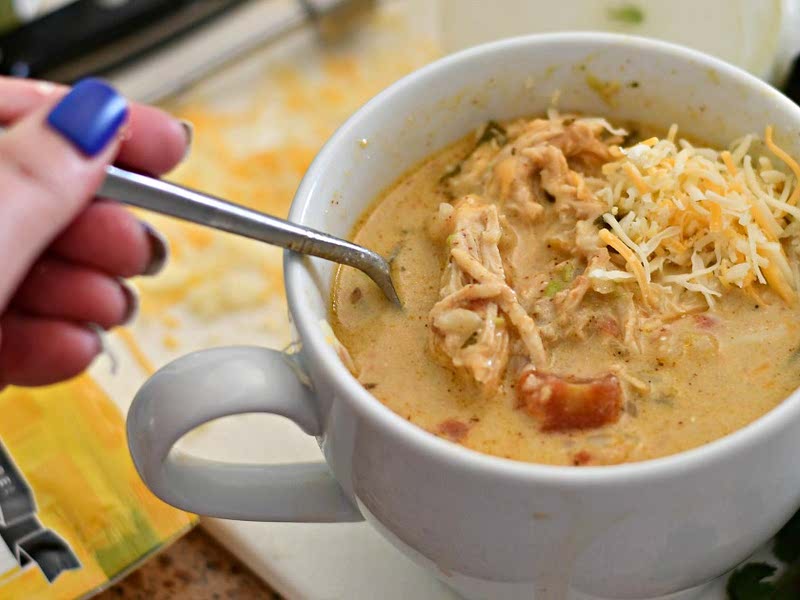 Keto Slow Cooker Chicken Salsa Soup Recipe Samsung Food