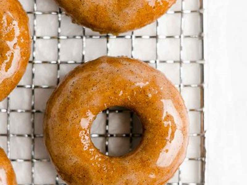 Healthy Pumpkin Donuts with Vanilla Bean Glaze Recipe Samsung Food