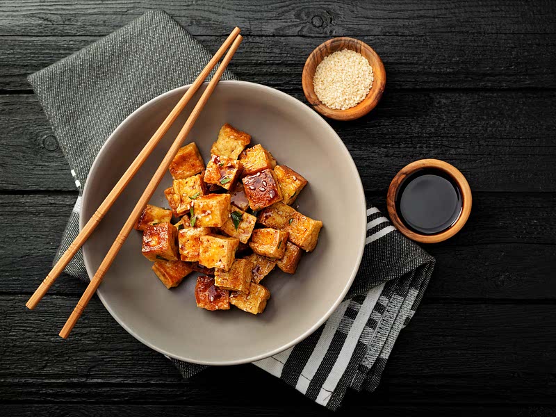 Healthy, crispy, filling Black pepper tofu recipe Shaking My Tofu