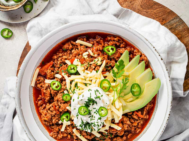 Nobean keto chili Recipe Samsung Food
