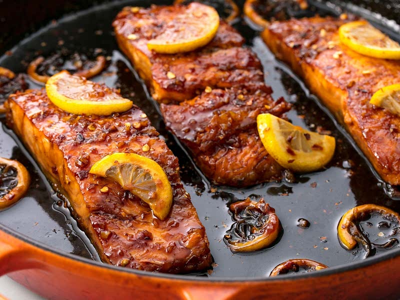 Honey Garlic Glazed Salmon Recipe Samsung Food