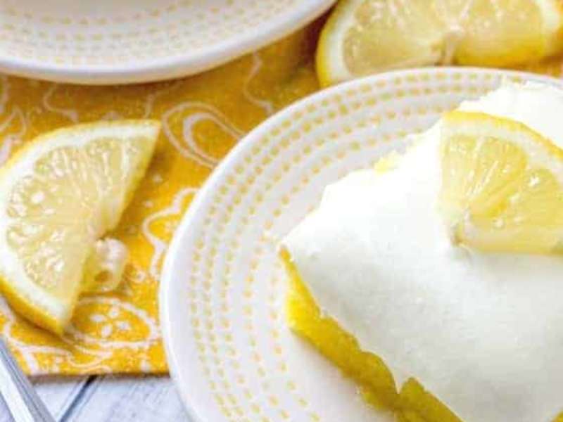 Lemon Cake and Sauce - Seasons and Suppers