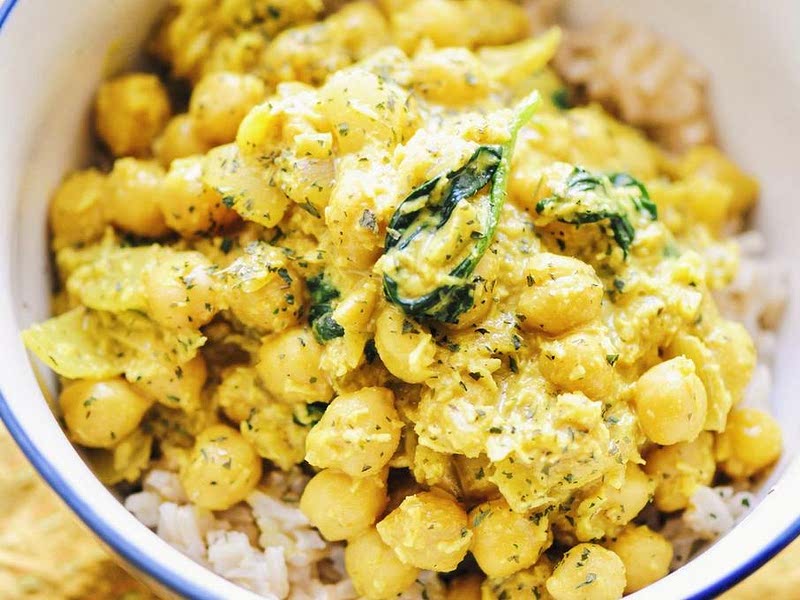 Coconut Chickpea Curry (Vegan) Recipe Samsung Food