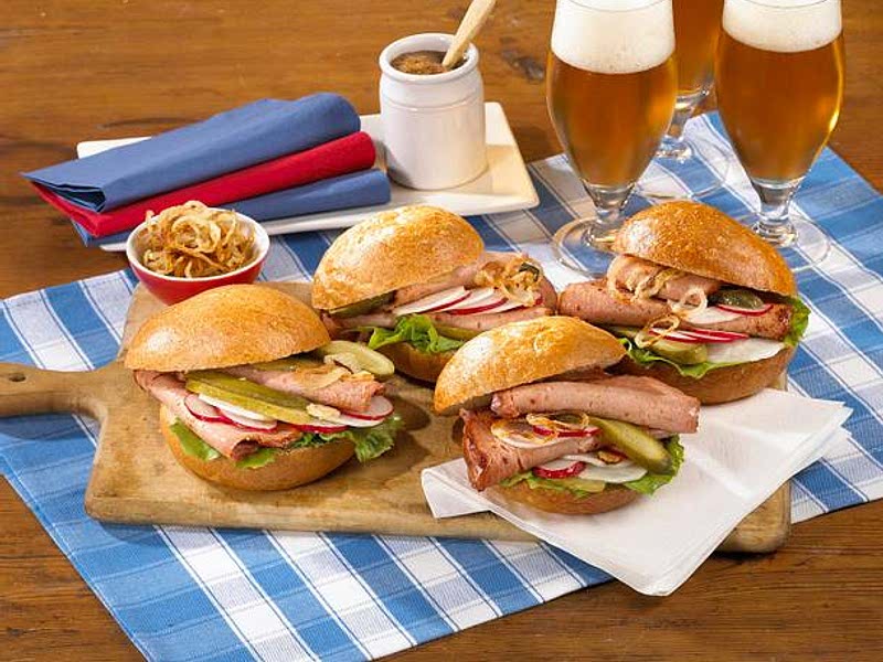 Semmeln mit Leberkäse und Salat Recipe - Samsung Food