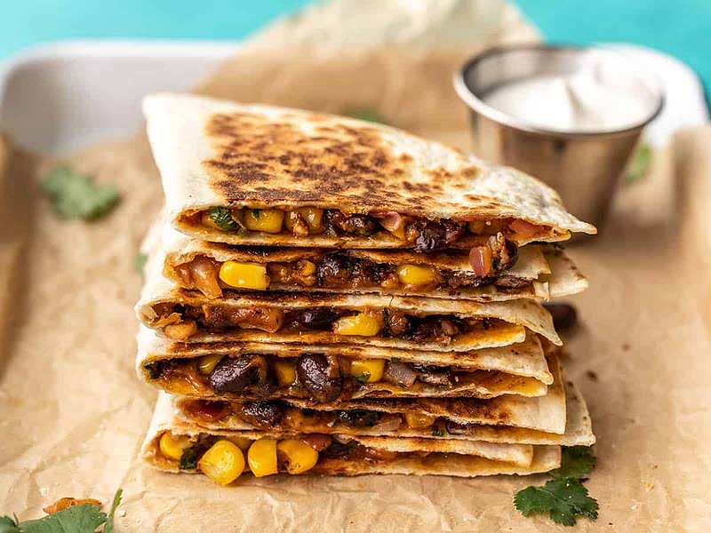 Hearty Black Bean Quesadillas Recipe Samsung Food