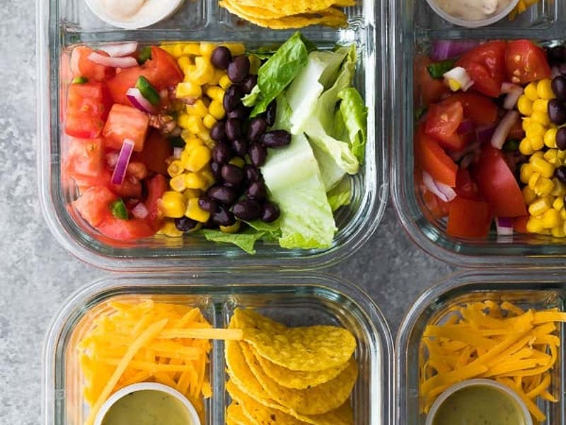 Taco Salad Bento Lunch Box Recipe Samsung Food